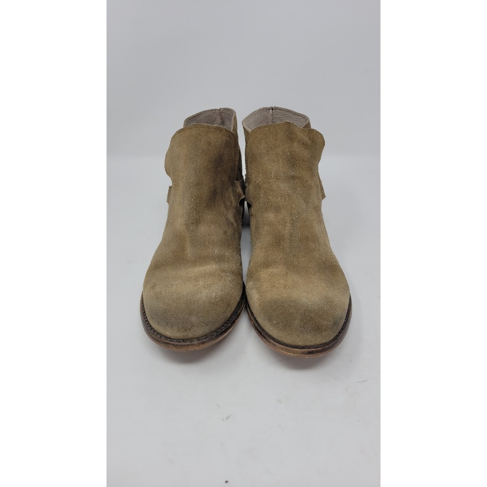 Free People Summit Ankle Suede Booties Tan Boots 39 / 8.5